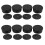 Bed Risers Black Heavy Duty 1.7 Inch Round 8 Piece 1