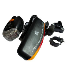 LED bicycle turn signal brake light with 8-sound horn