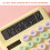 Mechanical Calculator 12-Digit Colorful Desktop with 15 5