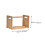 LIYUNMIAO desktop organizer shelf small bookshelf 3-tier 2