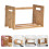 LIYUNMIAO desktop organizer shelf small bookshelf 3-tier 6