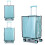 Luggage Cover PVC Clear Protector for Wheeled Suitcase 7