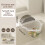 Christmas Tree Sink Strainer Rack with Filter Net White 5