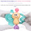 Baby Rattle Toys Set Infant Shaker Teether 7 Pieces 4
