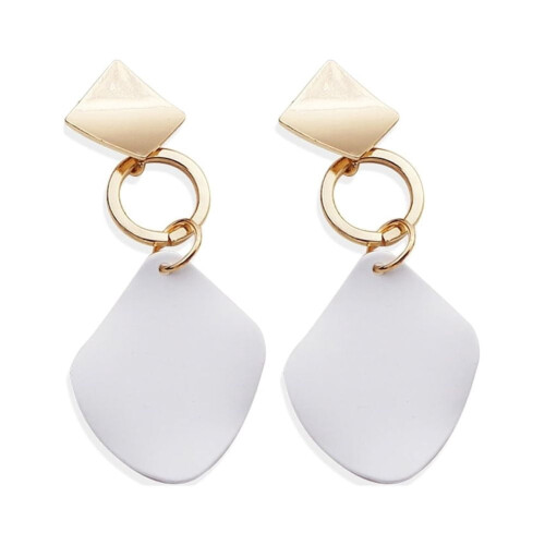 Women's Geometric Square Drop Stud Earrings 2 Pairs 1