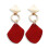 Women's Geometric Square Drop Stud Earrings 2 Pairs 3