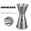 LNKOO stainless steel double jigger 15/30ml 4