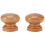 Antique Pine Wooden Drawer Knobs Natural 10 pcs 2