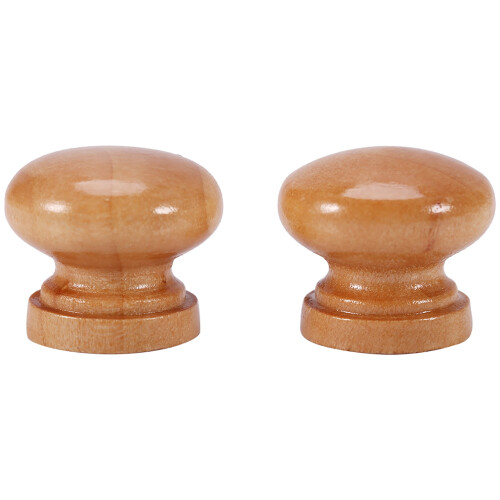 Antique Pine Wooden Drawer Knobs Natural 10 pcs 1