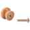 Antique Pine Wooden Drawer Knobs Natural 10 pcs 6