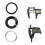 Bike Steerer Conversion Adapter Crown Ring Gasket 30/39.8mm 7