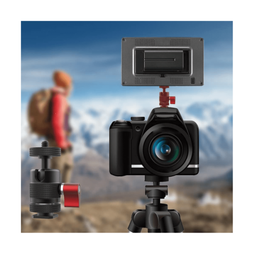 Mini Tripod Ball Head with 1/4 Inch Cold Shoe Mount 1
