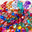 Linyes acrylic crystal toy gems 100 pcs 8