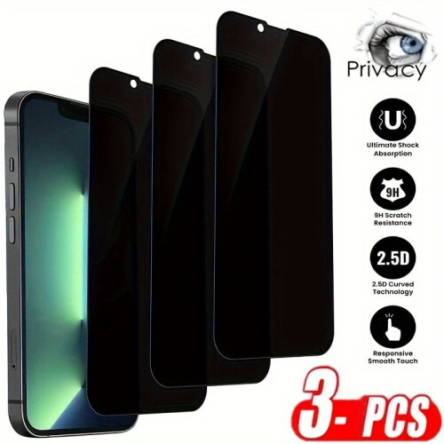 Privacy Tempered Glass Screen Protector for iPhone 15/14 1