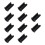 U-Type frame gear brake cable guide clips for bike, 10 pcs 5