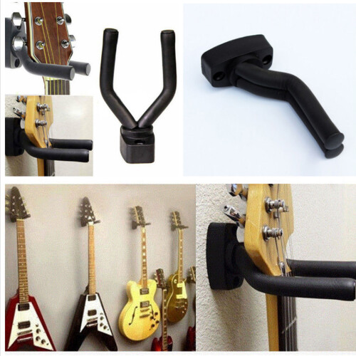 Guitar wall hanger metal with soft sponge 1 pack 2