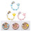 HEMOTON silicone baby pacifier clips set 3 pcs 3