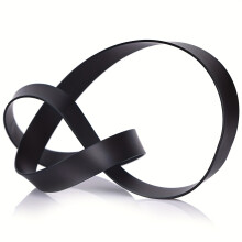 Metal Knot Sculpture Decorative Figurine 1 Piece
