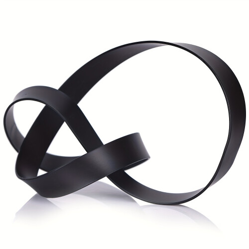 Metal Knot Sculpture Decorative Figurine 1 Piece