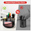 Mesh Desktop Organizer with 5 Compartments and 360 6