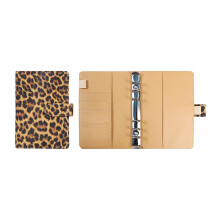 Leopard Pattern Hand Ledger A6 Notebook 6 Hole