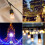 LINKPAL RGB LED string lights 48 ft 15 bulbs 5