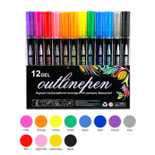 Marker Pen Compatible with Highlighting 8 or 12 Colors 2ml