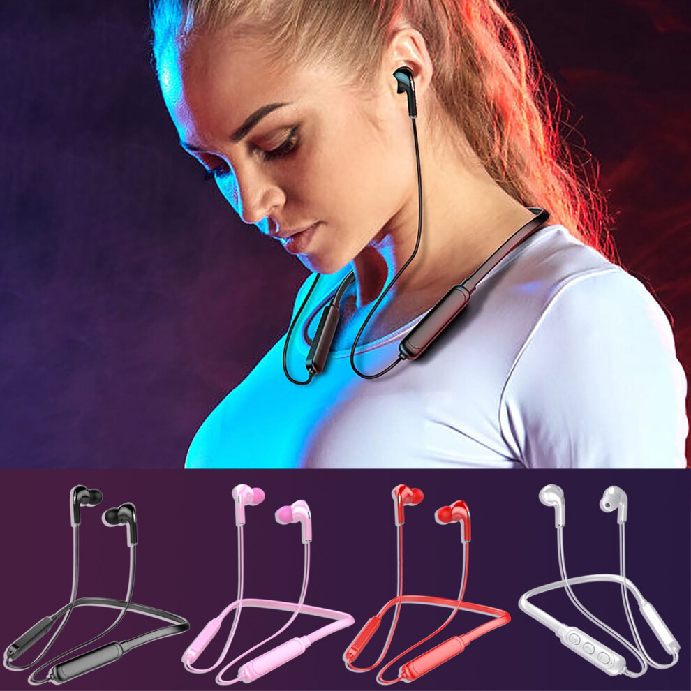 Jacenvly Bluetooth 5.0 Neckband Earphones White 946140175331