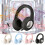Wireless Noise-Cancelling Bluetooth Headphones with 1