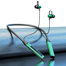 Jacenvly wireless neckband earphones with heavy bass and