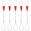 Needle Threader Tightener Metallic Portable 5 Pcs 1