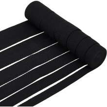 Black herringbone ribbon cotton twill tape 39.37 ft
