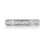 1 karat TW prinsesseslebet diamant i platin vielsesring 3