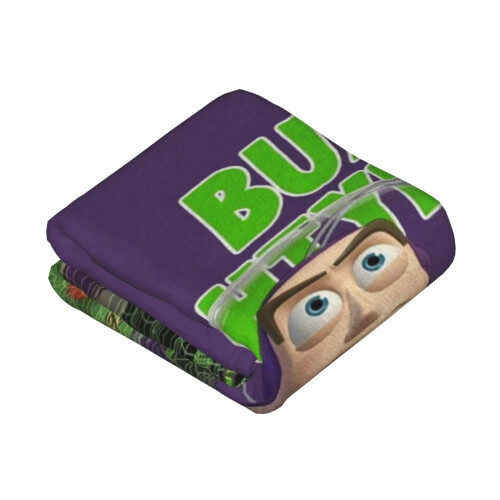 Buzz Lightyear plush throw blanket 40" x 30" 1