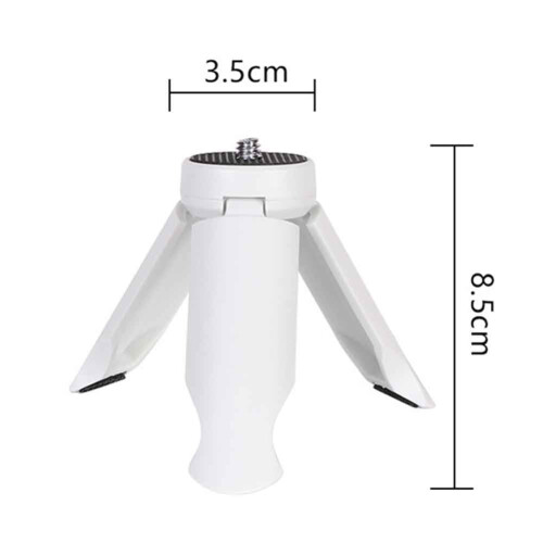Mini tripod phone stabilizer white 1