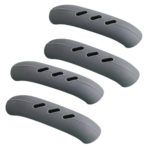 Limei silicone pan handle holder sleeve 4-pack grey 1