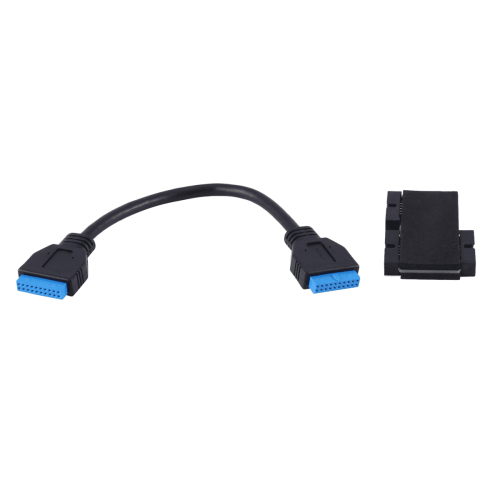 USB 3.0 19-pin motherboard hub adapter 1-to-2 1
