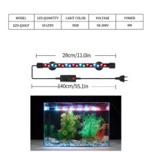 (30CF, Colour Enhancement) Aquarium Underwater Fish Tank RGB LED Light Submersible SMD Strip Lamp European specifications