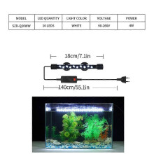 (20WW, white light) Aquarium Underwater Fish Tank RGB LED Light Submersible SMD Strip Lamp European specifications