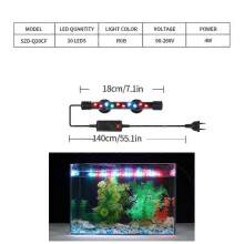 (20CF, Colour Enhancement) Aquarium Underwater Fish Tank RGB LED Light Submersible SMD Strip Lamp European specifications