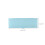 Plastic pencil case with hinged lid and snap closure blue 1