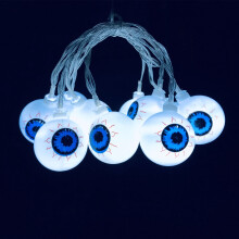 LED pumpkin ghost eyeballs lighting chain 10 pcs
