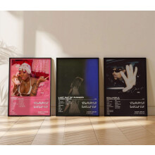 Summer W Album Cover Posters Hip Hop Minimalist Set of 3