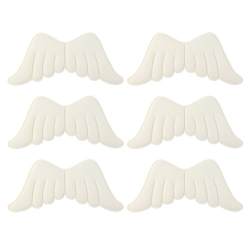 Angel Wings Applique Patch 6 pcs Knitted Fabric