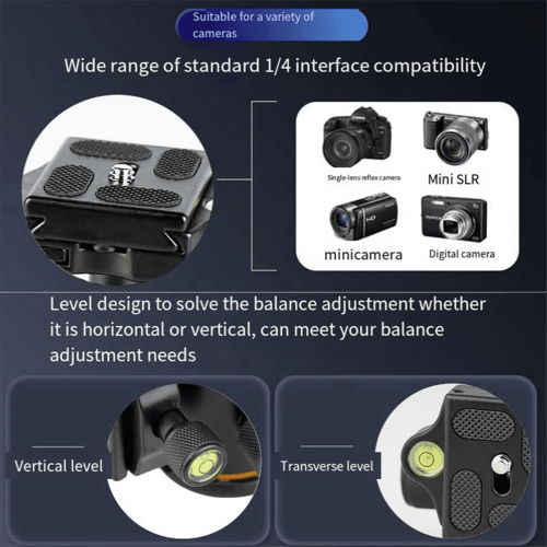 Tripod Ballhead 360 Rotating Panoramic Accessory 2