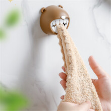 Porte-serviettes Herrnalise non perforé, accessoires de cuisine, essuie-mains, bouchon, porte-serviettes en plastique pour la vaisselle, rangement