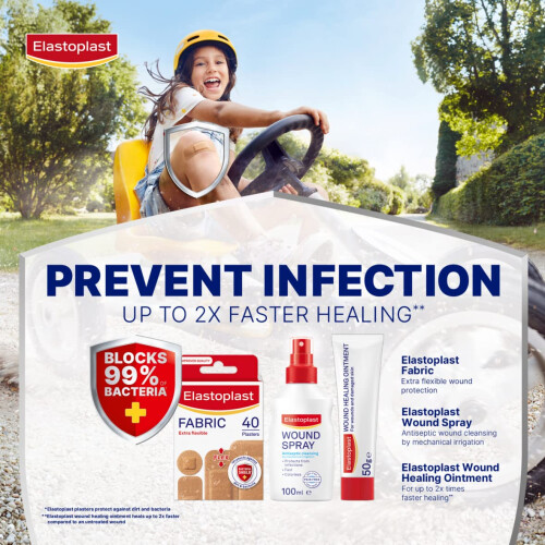 Elastoplast Elastoplast Extra Flexible Fabric Plaster Strips (40 Pieces), Extra Flexible Fab 2