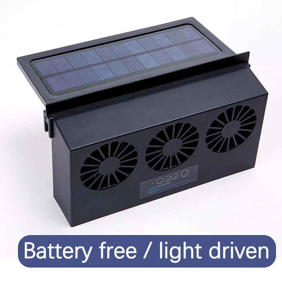 Car Solar Exhaust Fan Wireless Radiator Ventilation Fan 12V 9023022674586