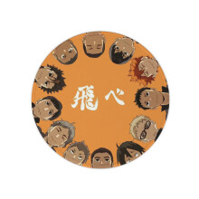 Haikyuu mouse pad anti-slip round wrist pad