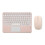 Portable Bluetooth keyboard with touchpad pink 1